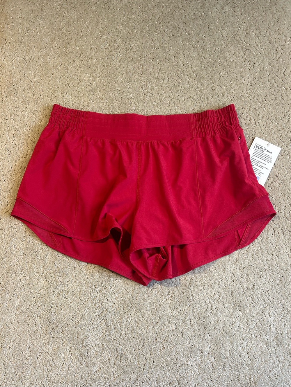 NWT Lululemon Hotty Hot HR Shorts 2.5" Lined PDRA Women's 14